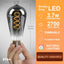 Bombilla Edison vintage gris ahumado 4W 2700K