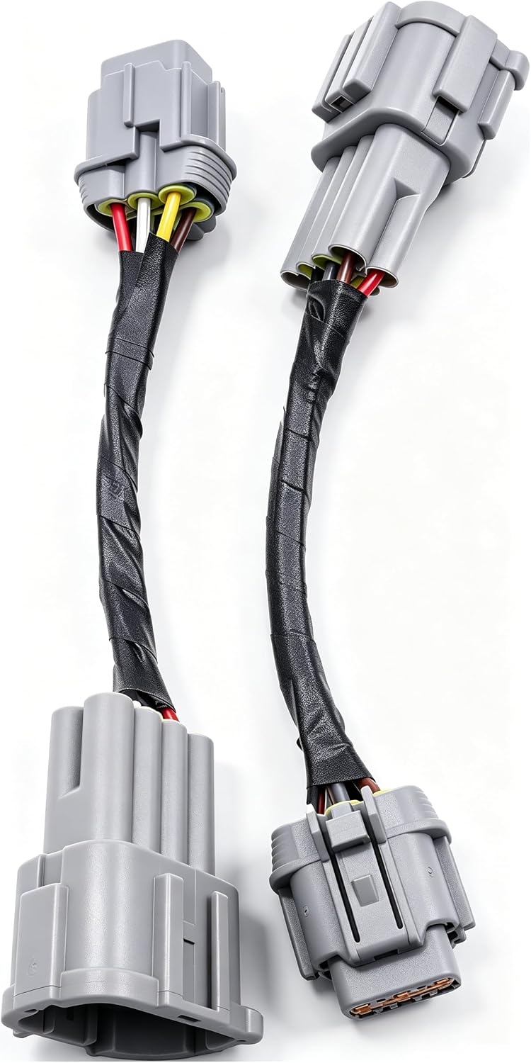 2 Adaptadores faros delanteros Nissan 350z HID a halógeno