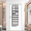 Organiz. zapatos para puerta y pared gris 1 pack