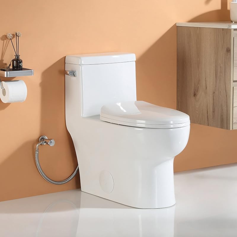 Inodoro alargado palanca izquierda 1.28gpf 12pulg blanco