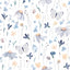 Papel tapiz mariposa 24x354" floral autoadhesivo