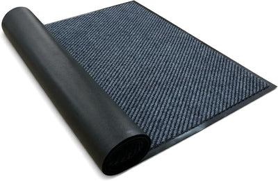 Tapete antiderrap con respaldo PVC gris