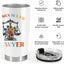 Taza acero inox 20oz con tapa y pajita graduación derecho