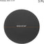 Posavasos fieltro negro reversible 10pulg set 3en1