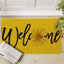 Tapete puerta interruptor bajo diseño girasol 17x29pulg