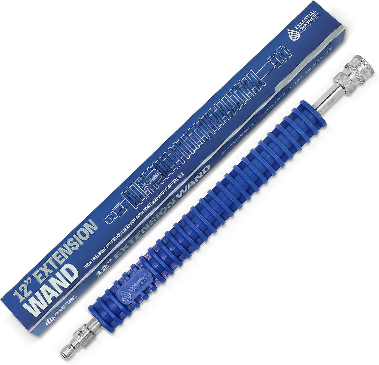 Varita extensión lavadora presión 12pulg acero inox