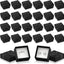 24 Cajas Anillos Cartón Negro 1.57x1.57" Duraderas