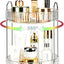 Organiz. giratorio baño 2 niveles para maquillaje y perfume