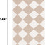 Alfombra sala dormitorio comedor 2x12ft lana natural beige