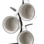 Soporte tazas café té estante negro