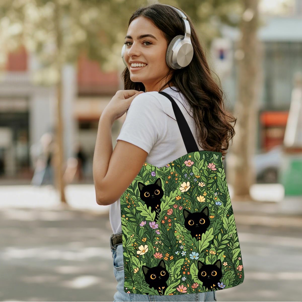 Bolsas lona mujer para compras trabajo gimnasio