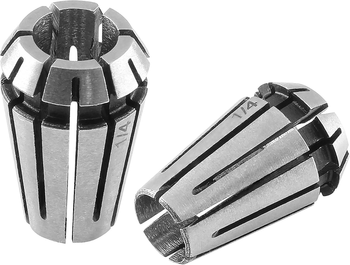 2 Pinzas ER11 1/4pulg Portabrocas CNC Torno Fresado