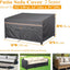 Funda impermeable sofá biplaza patio 52x32" UV resistente