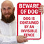 Letrero aluminio 12x18pulg Beware Of Dog