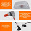 5 Pzas Luces Techo Cabina Dodge Ram ProMaster 14-26