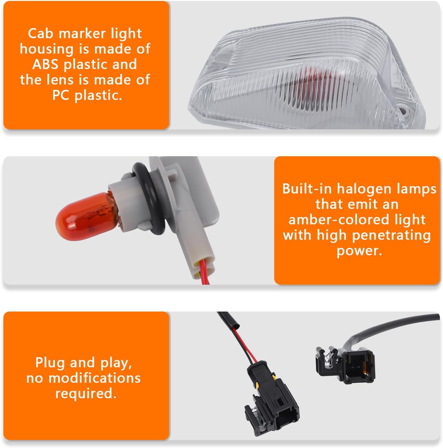 5 Pzas Luces Techo Cabina Dodge Ram ProMaster 14-26