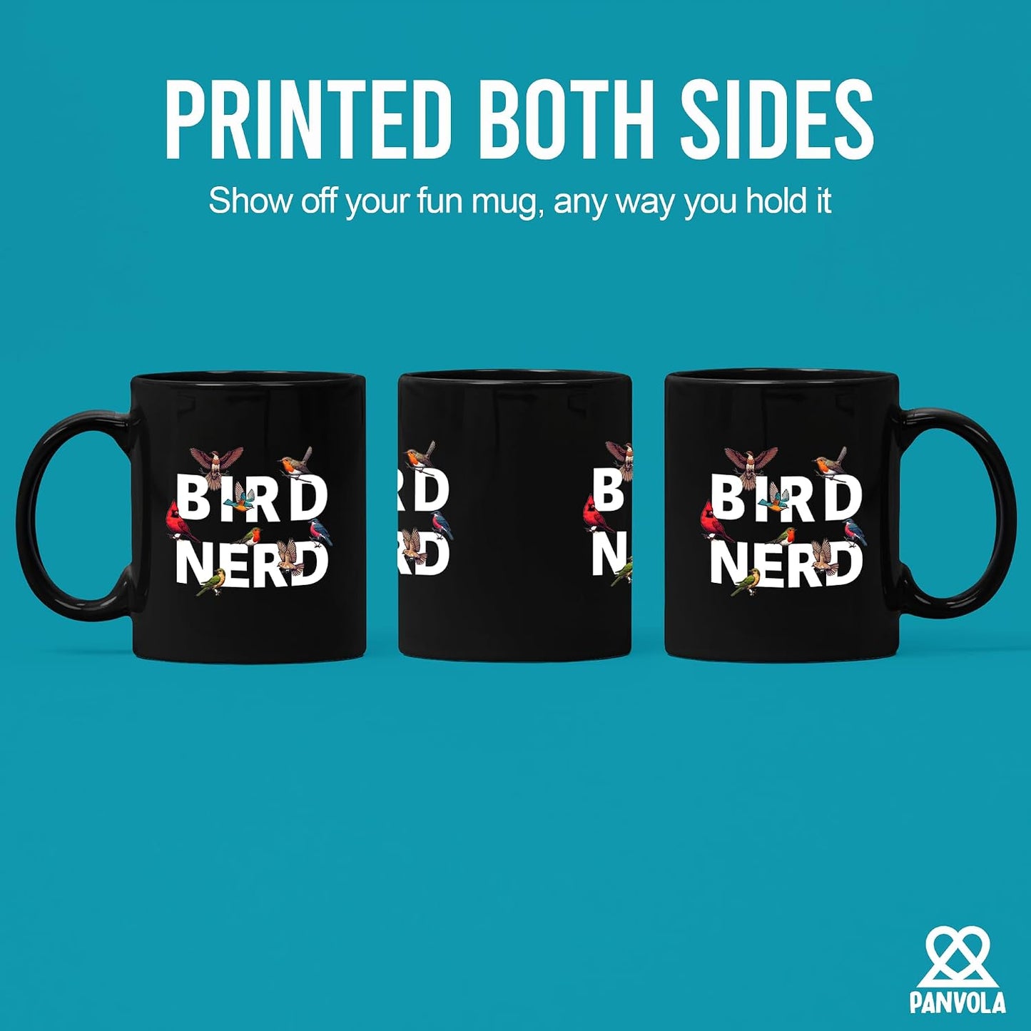 Taza regalo para amantes de los pájaros y naturaleza