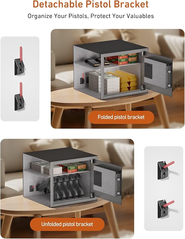 Caja seguridad inteligente con cerradura biométrica