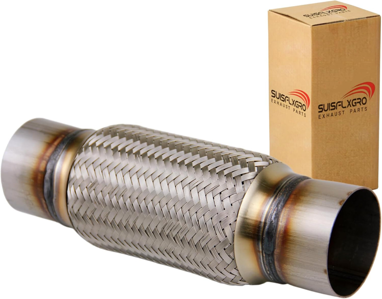 Tubo escape universal acero inox 3.5x8x12