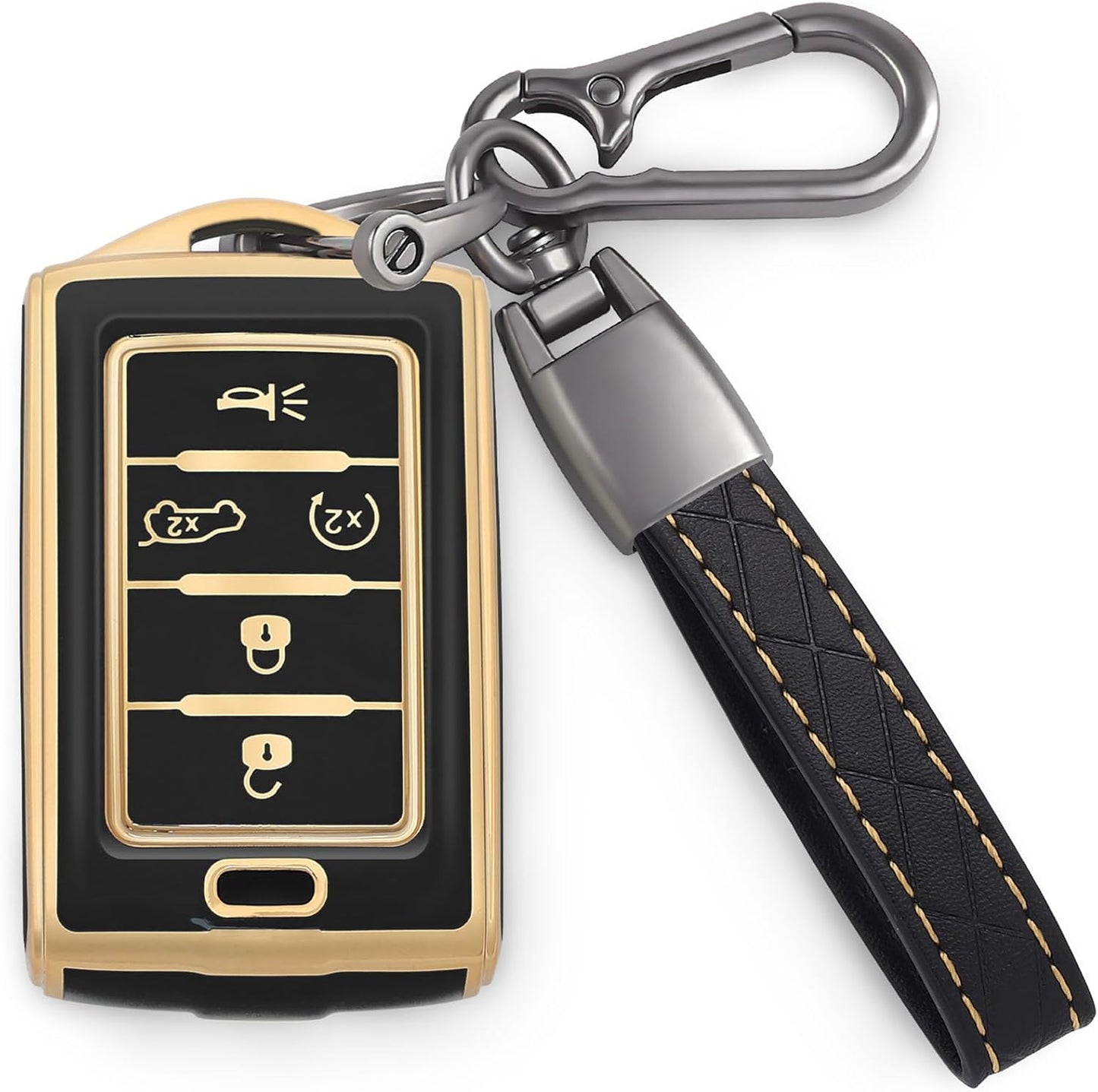 Funda llavero Jeep TPU proteccion 360 compat Grand Cherokee 21-23
