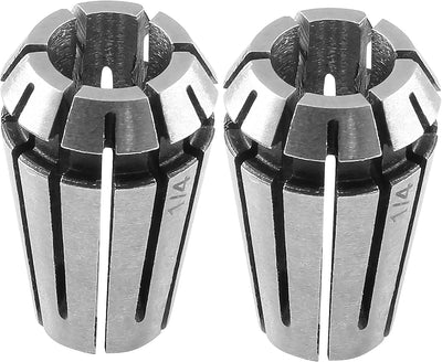 2 Pinzas ER11 1/4pulg Portabrocas CNC Torno Fresado