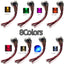 80 Pzas LED 3mm 5V 8 Colores Plástico Clip Titular