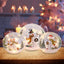 3 Pzas Esferas Navidad con Luces LED y Temporizador
