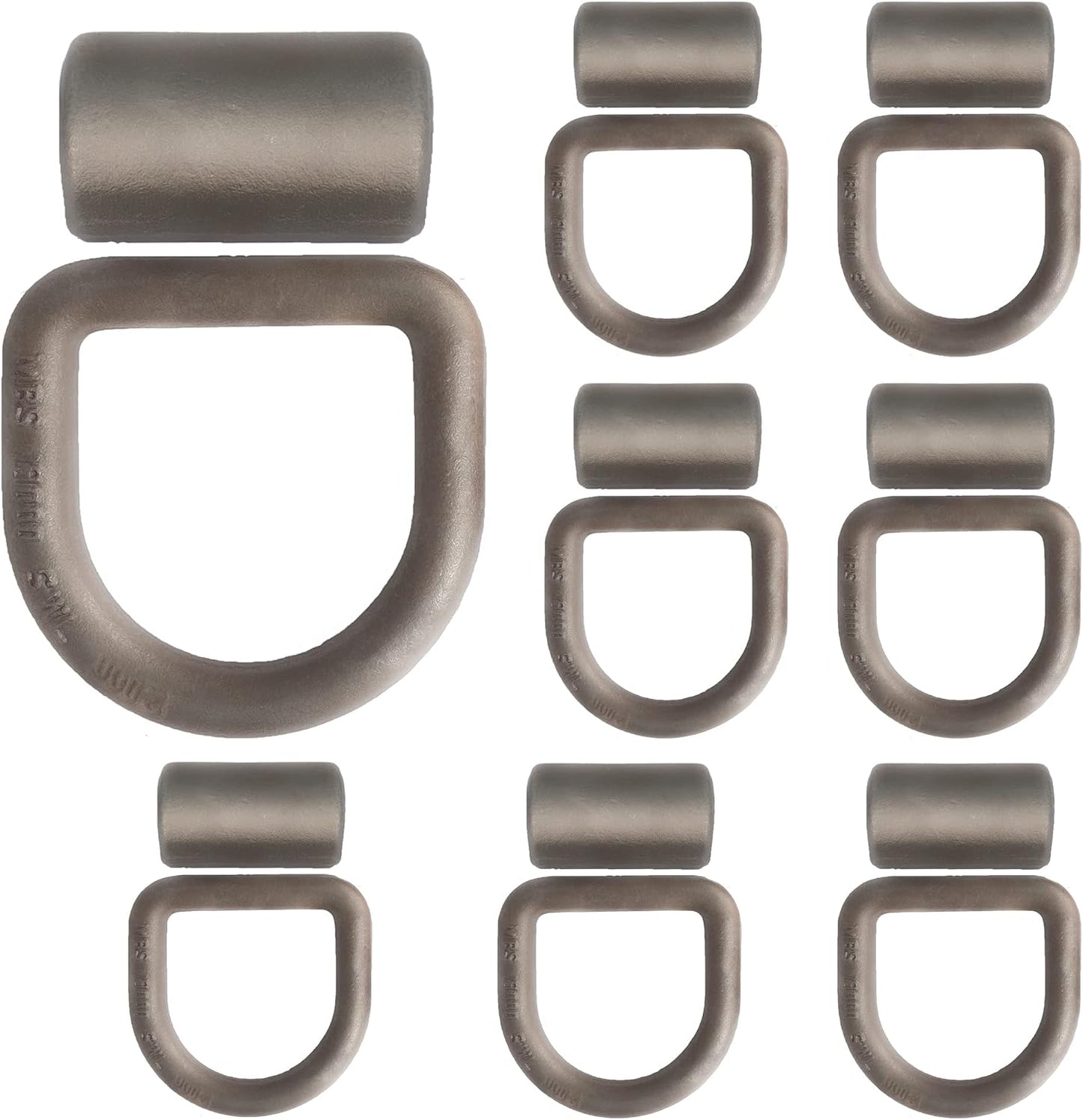 8 Anillos D Forjados Soldados 1/2pulg Anclajes Remolque