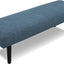 Funda elástica asiento cojín comedor sala cocina azul