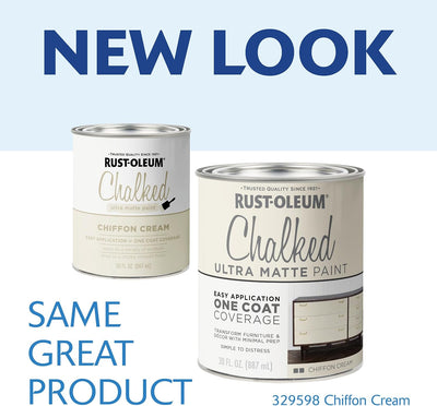 Pintura Ultra Mate Todo en Uno Tiza Crema Chiffon 30oz
