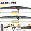2 Limpiaparabrisas Trasero Honda Pilot 09-15 14pulg