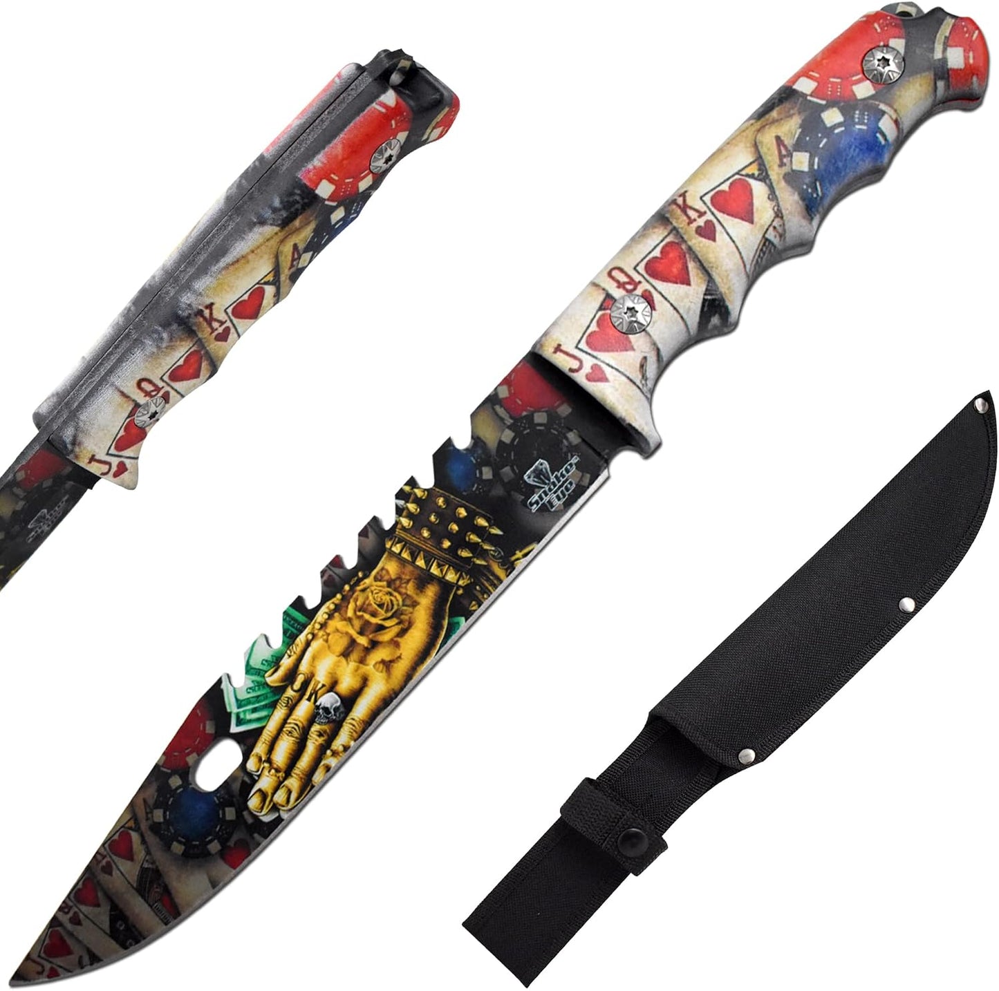 Cuchillo EDC caza exterior camping full-tang 13pulg