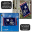 Bandera New York Giants con ojales para casco
