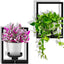 Soporte metal pared pack 2 resistente hogar oficina