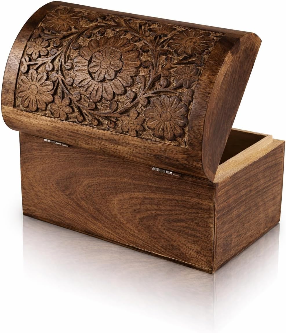 Caja decorativa para joyas y recuerdos 9x6"