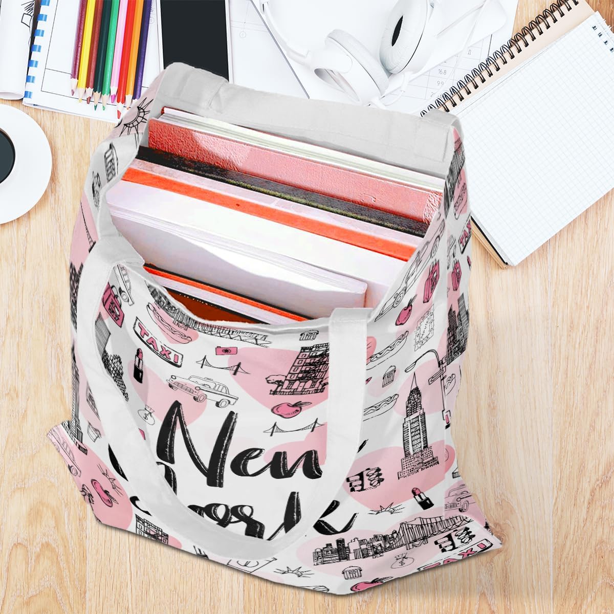 Bolsa reutiliz. para niñas New York Souvenirs