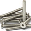Kit 10 Tornillos cabeza plana M8 x 2.756pulg acero inox 304