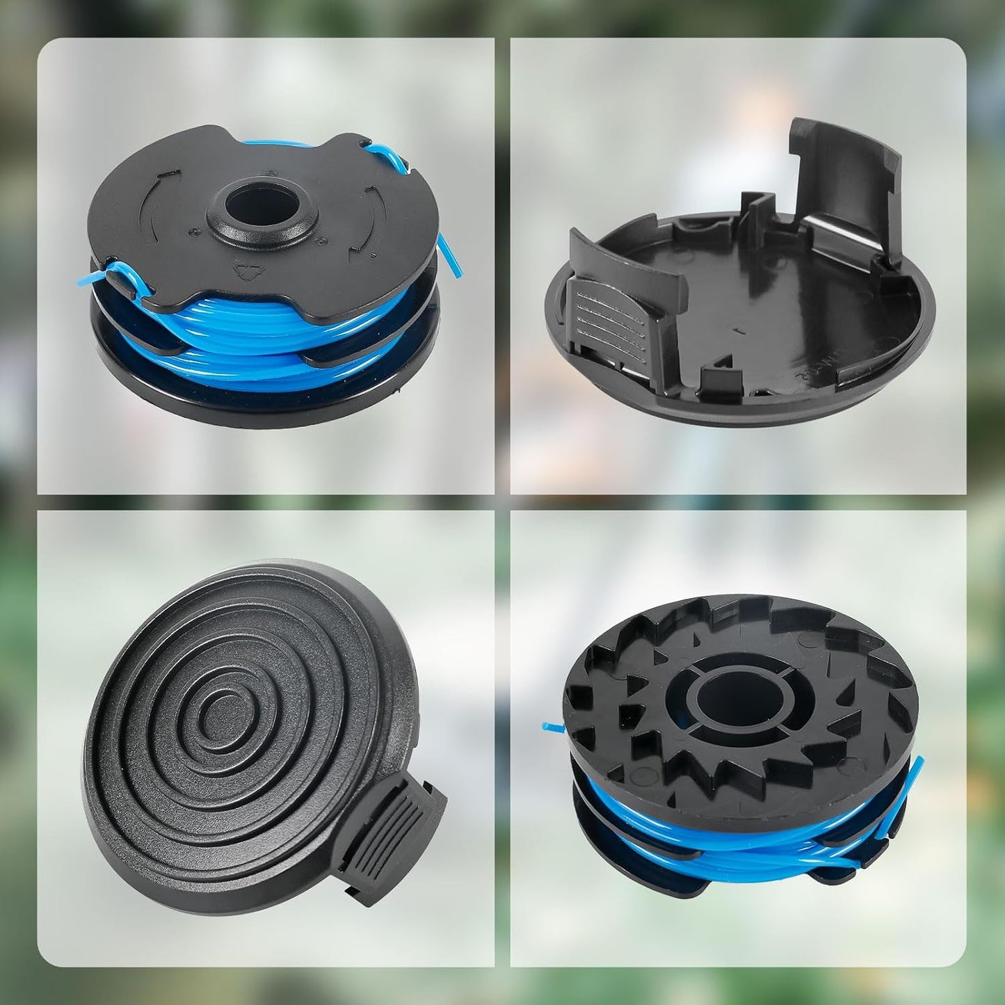 Carrete cuerda doble línea 0.065" 27pies comp Har-BOR 5.5A