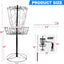Cesta portátil golf disco 12/24 cadenas metal para exterior