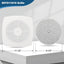 Reemplazo cubierta ventilador escape baño cocina 11-1/2pulg