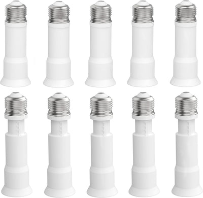 Extensor enchufe luz E26 4 niveles 8-11cm adaptador E26/E27