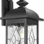 21 Apliques Pared Exterior Impermeables Negro Mate