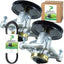 2 Kits Husillo Polea Correa 1/2x108 Hustler Raptor