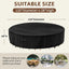 Funda redonda para muebles patio 120x28" 600D impermeable