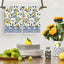 Juego de 2 toallas de cocina de verano a rayas de limones 18 x 26