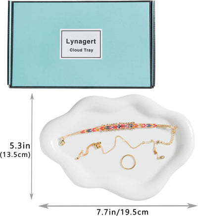 Plato cerámica para baratijas anillos aretes collares