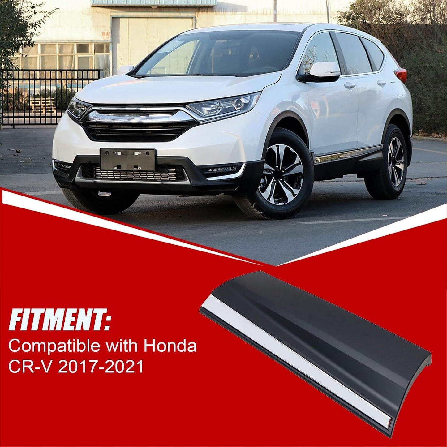 Panel puerta trasera derecha Honda CR-V 17-21 cromado