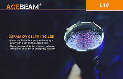 Linterna LED OSRAM L18 1500 lúmenes 0.6 mi
