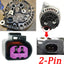 2 Alambres Conector Alternador BMW Merc Volks Golf Beetle