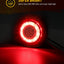 10 Uds Luz lateral 9LED 2" rojo para remolque